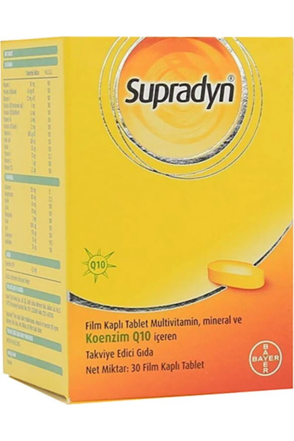 Supradyn Koenzim Q10 30 Film Kaplı Tablet