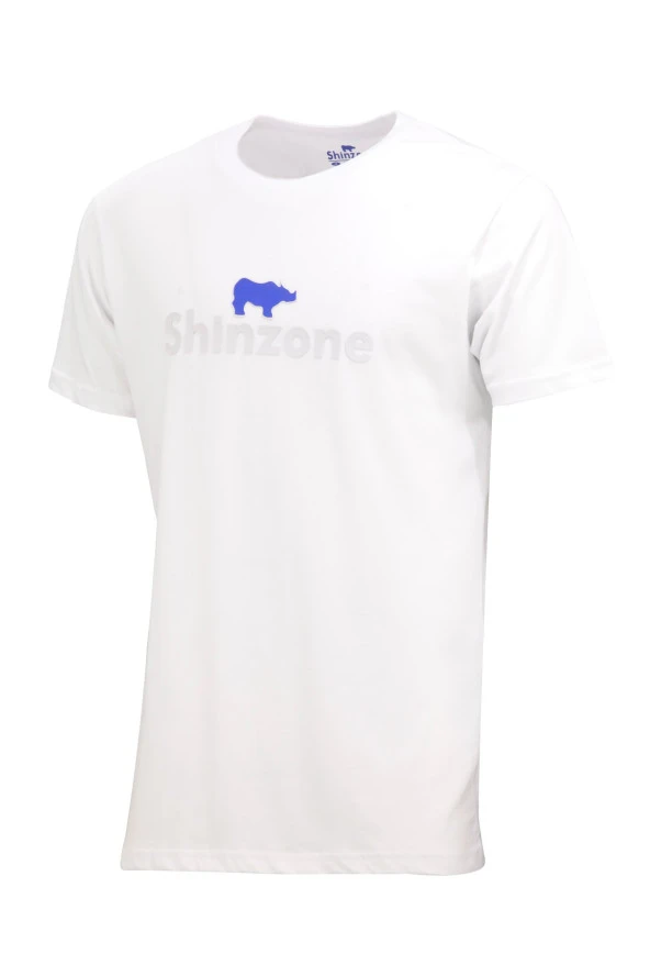 Erkek Standart Fit Kabartma Göğüs Baskılı Siyah Beyaz 2'li Set T-Shirt - 6