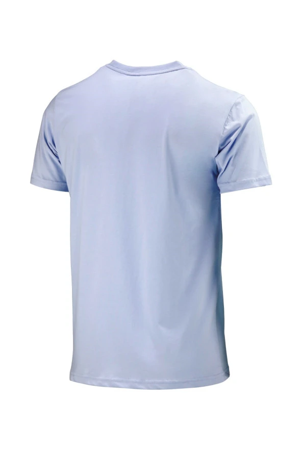 Erkek Standart Fit Bot Göğüs Baskılı Mavi Siyah 2'li Set T-Shirt - 3