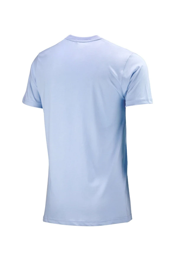 Erkek Standart Göğüs Baskılı Mavi Siyah 2'li Set T-Shirt - Resim 3