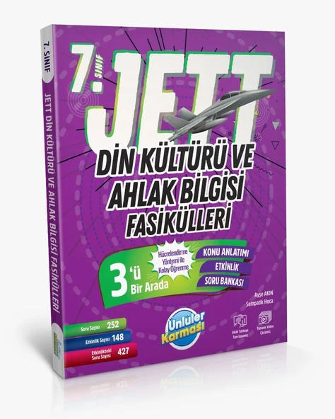 Ünlüler Karması 7. Sınıf Jett  Din Kültürü Fasikülleri