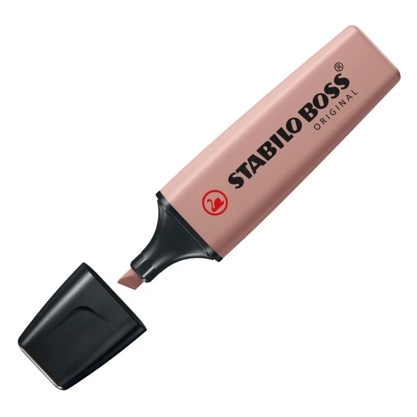 Stabilo Fosforlu Kalem Boss Naturecolors Kahverengi Fosforlu İşaretleme Kalemi (10 Lu Paket)