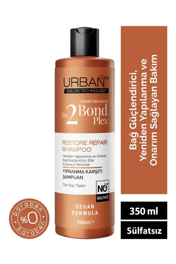 Urban No:2 Bond Plex Şampuan 350 Ml