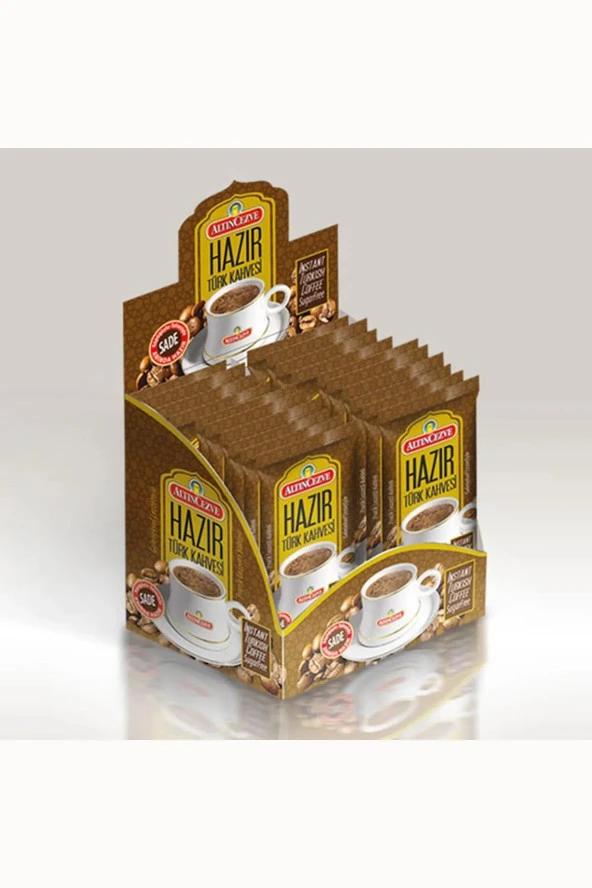 Altın Cezve Hazır Türk Kahvesi Sade 20 x 7 Gr - 2
