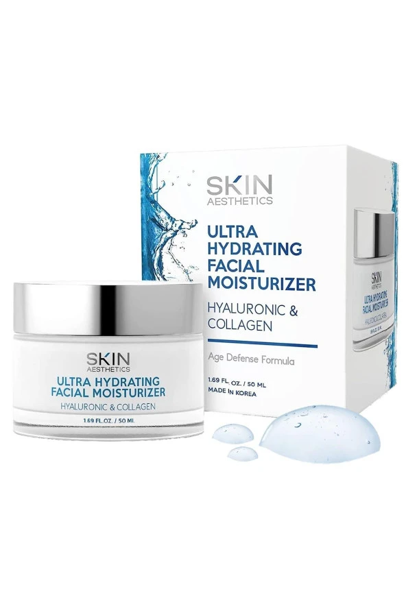 Skin Aesthetics Hyaluronic & Collagen Nemlendirici Yüz Kremi 50ML