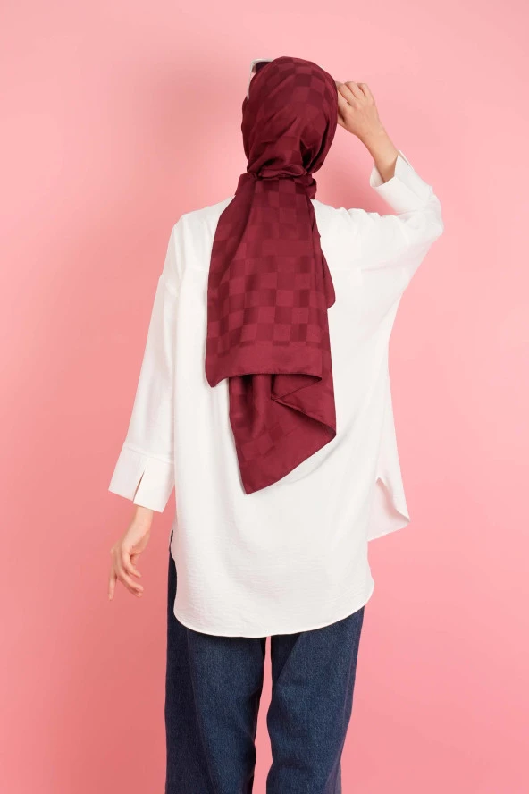 Kadın Bisiklet Yaka Tunik Basic Kol Yırtmaç Detaylı Aerobin Tunik Beyaz - 3