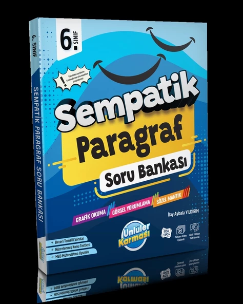 Ünlüler Karması 6. Sınıf Sempatik Paragraf Soru Bankası ürün görseli