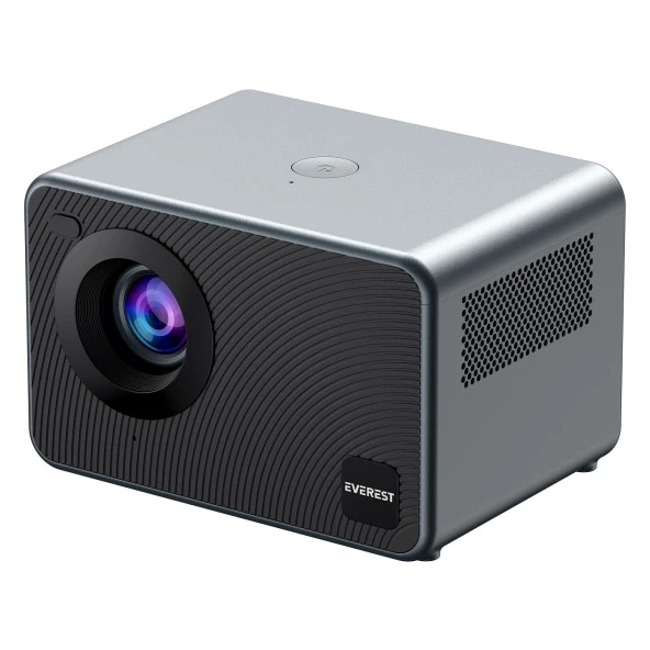 Everest Gri- Siyah 1080P 9800 Lümens Tripodlu Android 9.0 4K Destekli Full HD Projeksiyon Cihaz - 2
