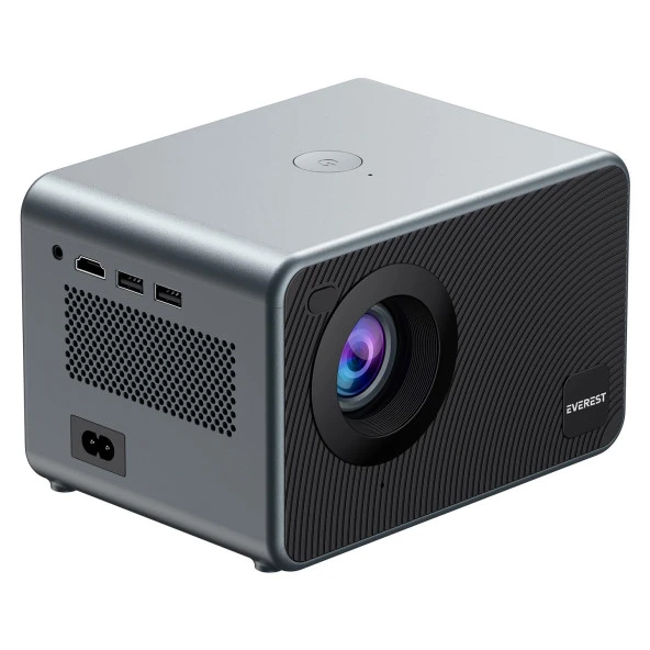 Everest Gri- Siyah 1080P 9800 Lümens Tripodlu Android 9.0 4K Destekli Full HD Projeksiyon Cihaz - 4