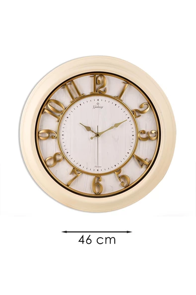 KABARTMA RAKAM DUVAR SAATİ 46 CM - Resim 3