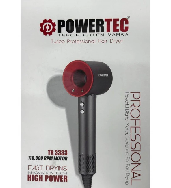 Powertec Tr-3333 Plazma Fön Makinesi