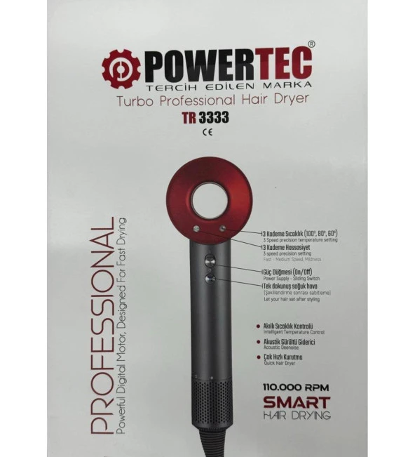 Powertec Tr-3333 Plazma Fön Makinesi - 2