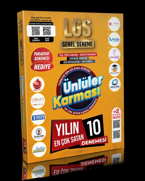 Ünlüler Karması LGS 10 Genel Deneme Yeni