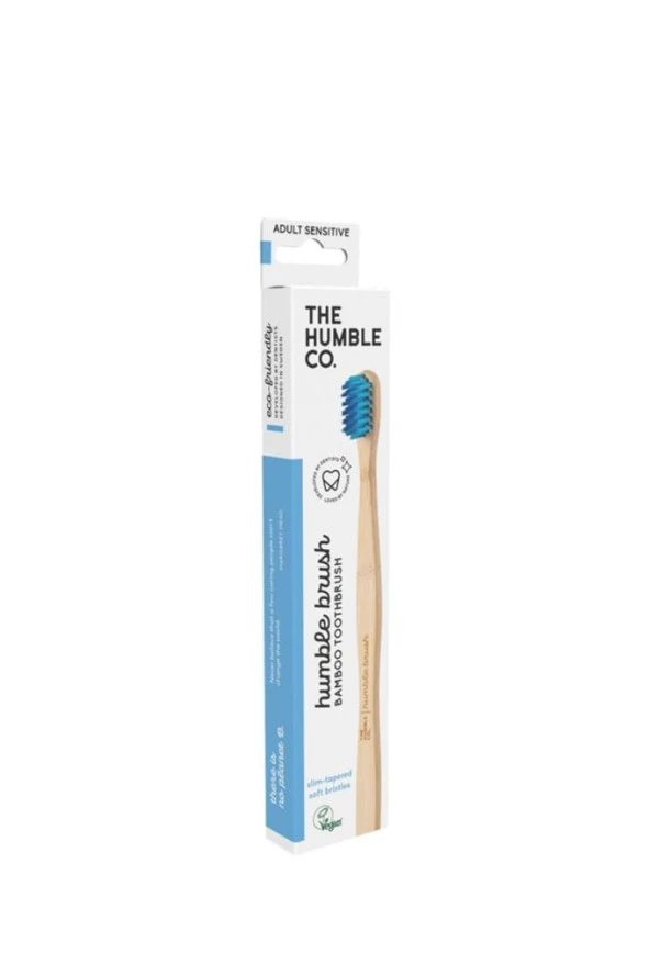 Humble Brush Yetişkin Ultra Yumuşak Bambu  Diş Fırçası Mavi - 2