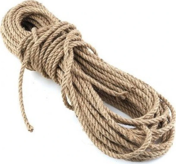 Hayal Sepeti Jüt Halat Kendir 6mm Doğal Halat İp 10 Metre ürün görseli 1