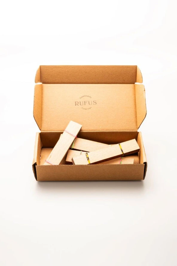 Ahşap Mum Fitili - 40 Adet ( 20mm x 100mm x 0,5mm ) - Resim 3