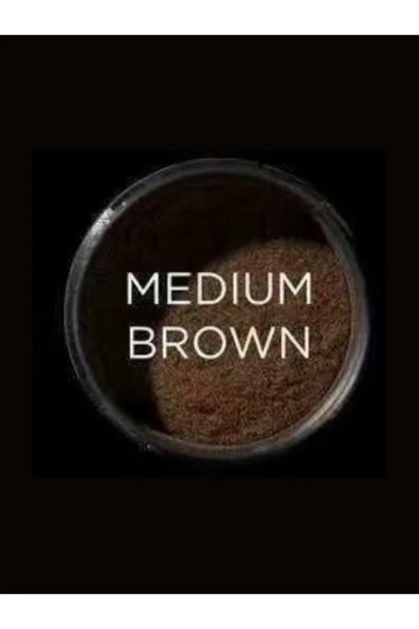 , Orta Kahve Renk Medium Brown Dolgunlaştırıcı Saç Fiberi Saç Tozu Topik 27.5 gr