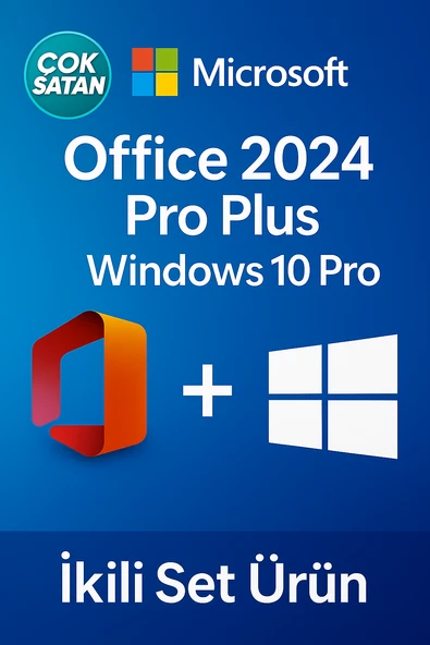 Windows 10 Pro '' Office 2024 Pro Plus PC 32-64 Bit Türkçe-İngilizce Global Destekli - 2