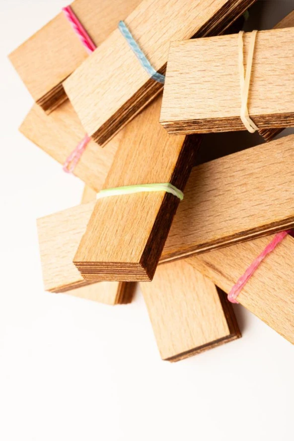 Ahşap Mum Fitili - 50 Adet ( 20mm x 100mm x 0,5mm ) - Resim 5