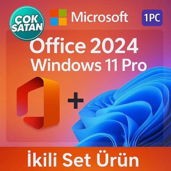 WİNDOWS 11 PRO + OFFİCE 2024 PRO PLUS LİSANS ANAHTARI