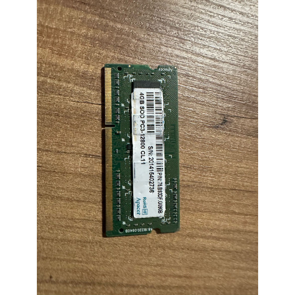 4GB 2Rx8 PC3-1600S 1600 MHZ 1.5V NOTEBOOK RAM BELLEK 2.EL KULLANILMIŞ - 6