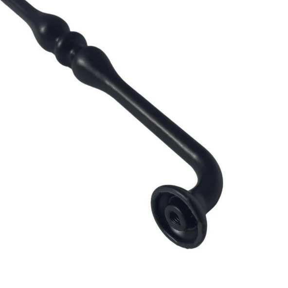15 Adet Fesleğen Kulp 160 mm Siyah Mutfak Kulpu Çekmece Dolap Kapak Kulbu Metal  Mobilya Dolabı Kulpları - Resim 4