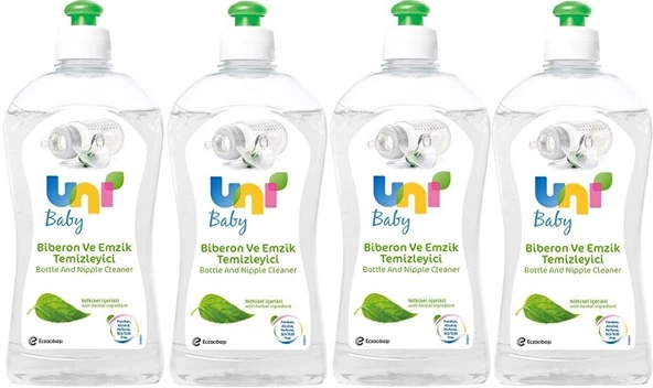 Uni Baby Biberon ve Emzik Temizleyici 500ML (4 Lü Set)