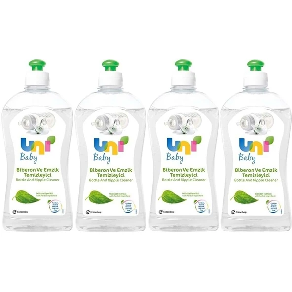 Uni Baby Biberon ve Emzik Temizleyici 500ML (4 Lü Set) ürün görseli
