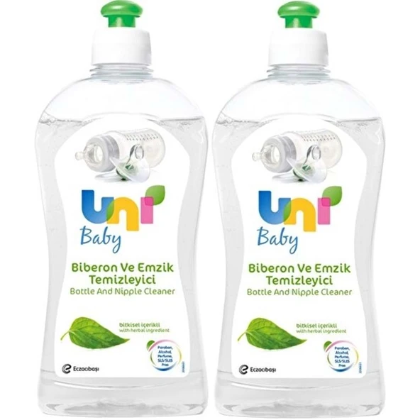 Uni Baby Biberon ve Emzik Temizleyici 500ML (2 Li Set) ürün görseli
