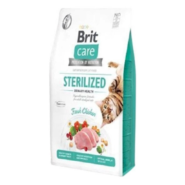 Brit Care Tahılsız Sterilised Urinary Tavuklu Kedi Maması 7kg