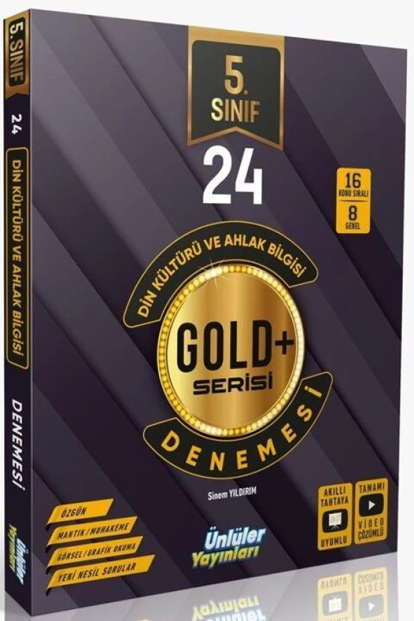5. Sınıf Din Kültürü ve Ahlak Bilgisi 24 Deneme Ünlüler Karması