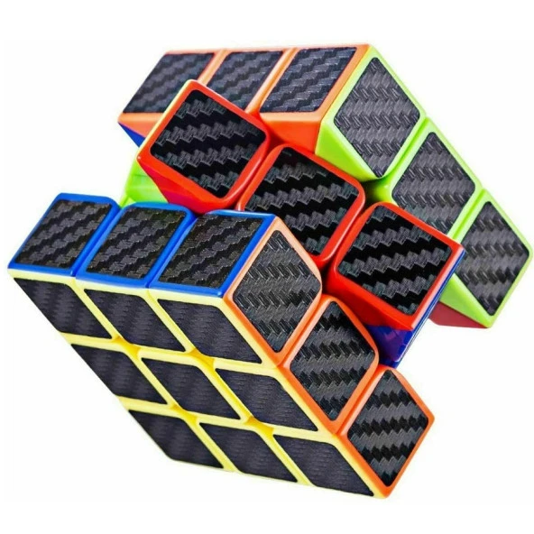 6 PCS PROFESSIONAL 3X3 QY SPEED CUBE 3X3 CORBON FİBER CUBE 6 ADET VIP 3X3 ZEKA KÜPÜ 3X3 RUBİKS CUBE - Resim 4