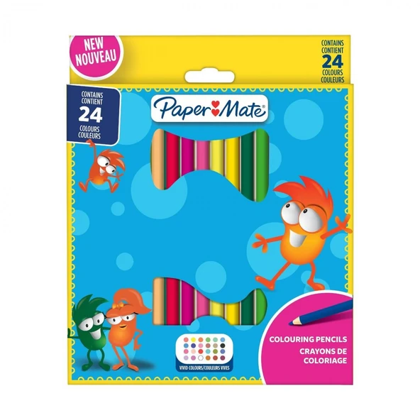 Papermate 24'lü Kuru Boya Kalemi / 2166489