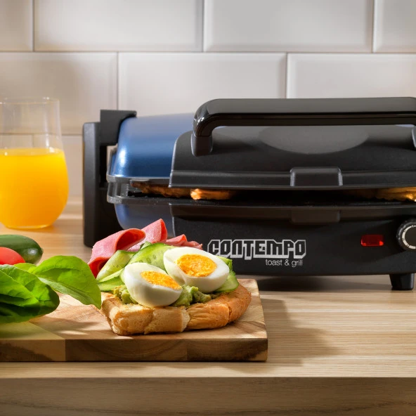 Schafer Contempo Tost Makinesi-Mavi - 4