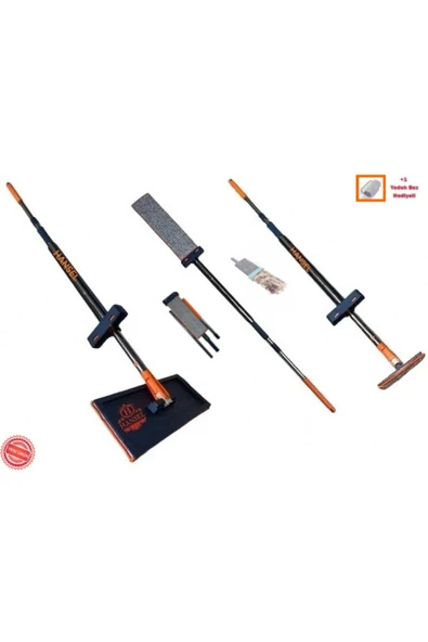Hansel Kendinden Sıkmalı Mikrofiber Mop Kendini Temizleyen Mop Yedek Bez Hediyeli - 8