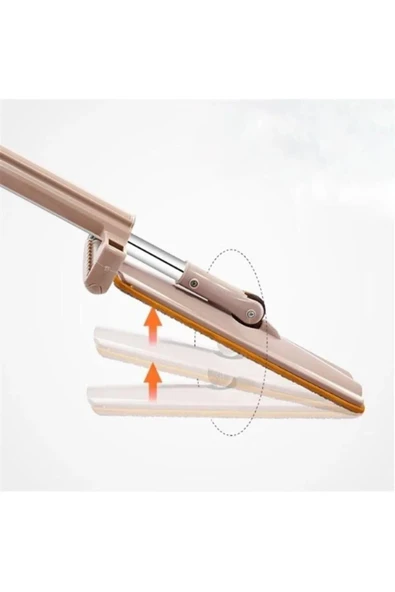 Hansel Kendinden Sıkmalı Mikrofiber Mop Kendini Temizleyen Mop Yedek Bez Hediyeli - 7