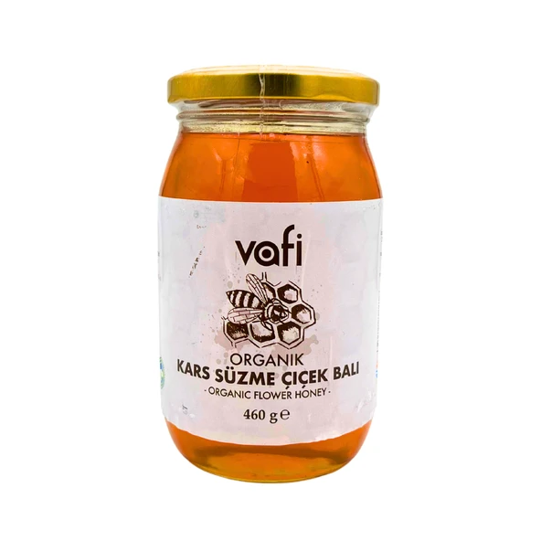 Organik Kars Süzme Çiçek Balı 460 gr MG