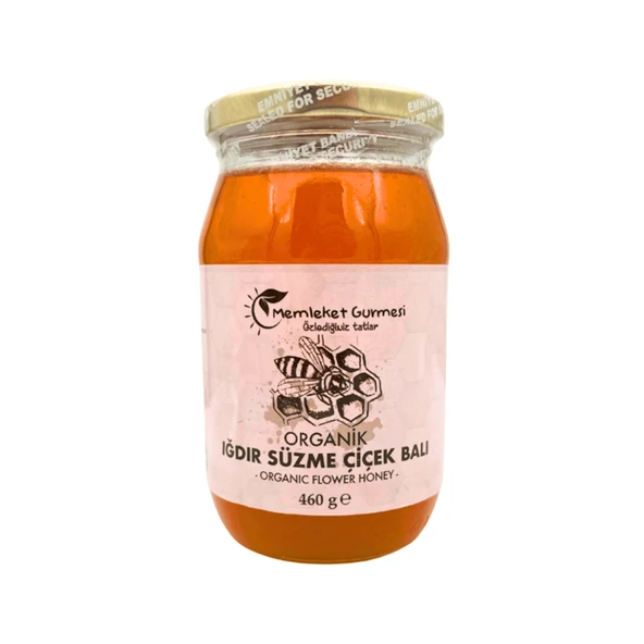 Organik Iğdır Süzme Çiçek Balı 460 gr MG - 1