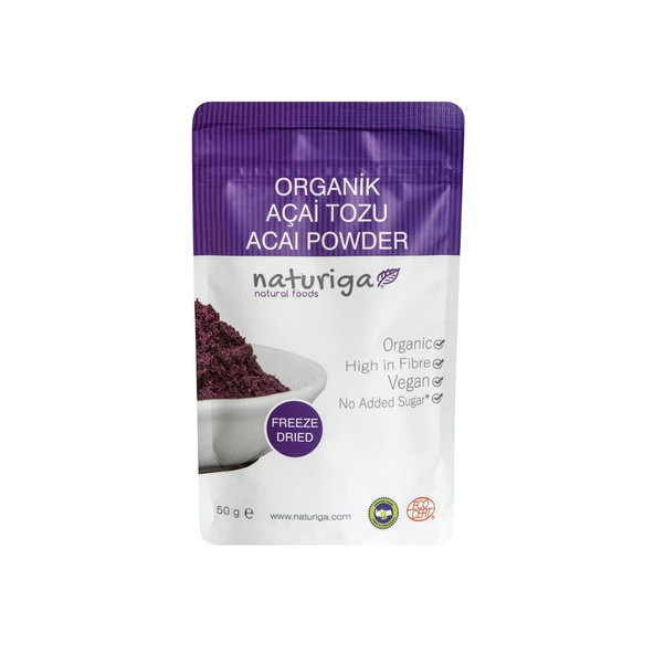 Naturiga Organik Açai Tozu 50 gr