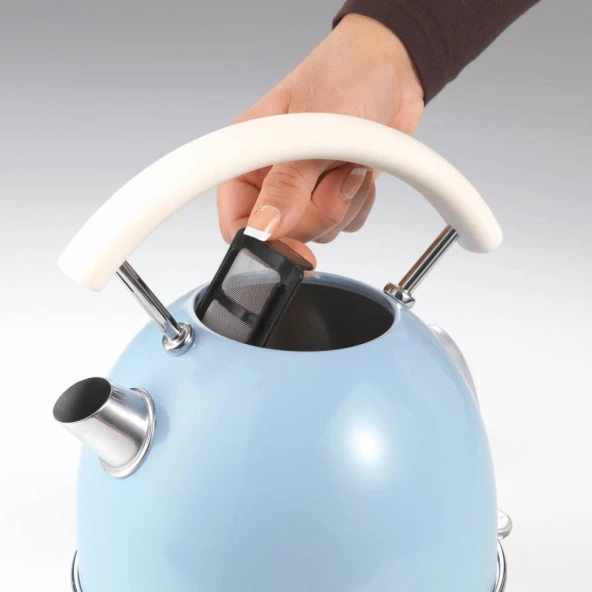 Ariete 2877/05 Vintage Dom 1.7 Litre 2000 W Kettle - Mavi - 3