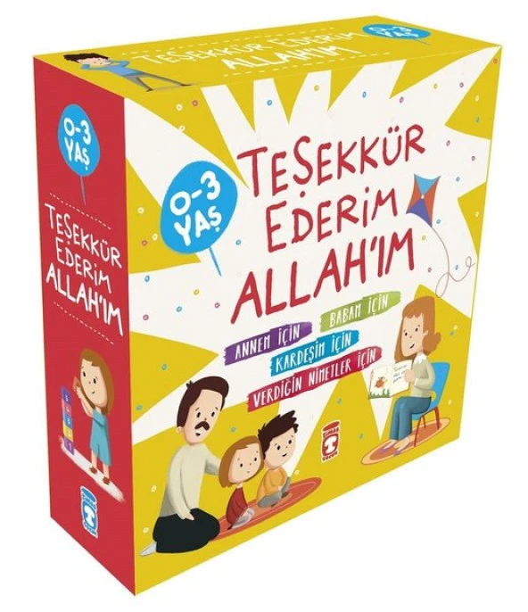 TEŞEKKÜR EDERİM ALLAHIM 4 LÜ SET 0-3 YAŞ     TİMAŞ ÇOCUK