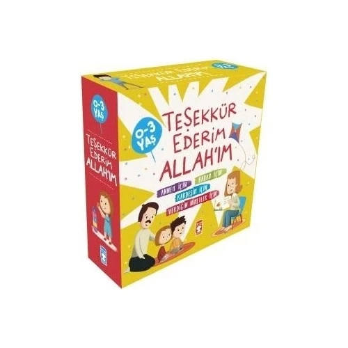 TEŞEKKÜR EDERİM ALLAHIM 4 LÜ SET 0-3 YAŞ     TİMAŞ ÇOCUK