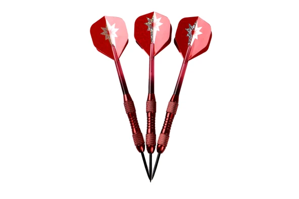 Avessa Ok-300 Profesyonel Çelik 21Gr Dart Oku Kırmızı 3lü - 2