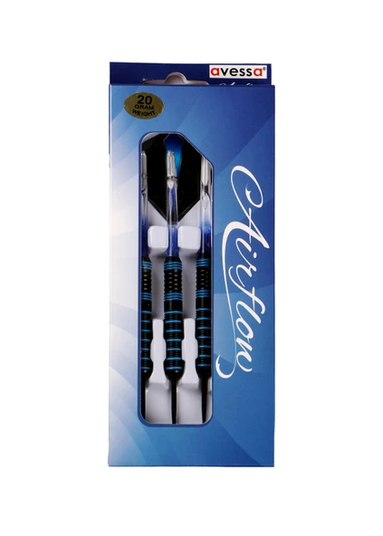 Avessa Ok-400 Profesyonel Çelik 20Gr Dart Oku Mavi 3lü - 2
