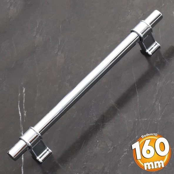 Hisar 160 mm Krom Metal Kulp Mobilya Çekmece Mutfak Dolabı Dolap Kapak Kulpları Kulbu Kulpu 16 cm