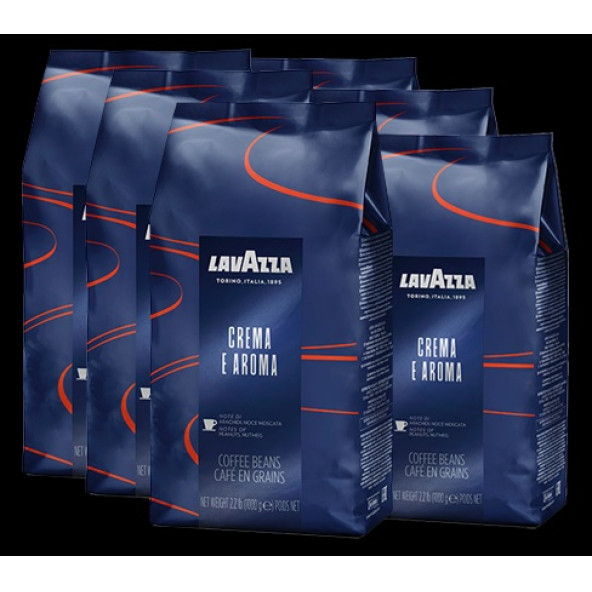 LAVAZZA Espresso Crema E Aroma Çekirdek Kahve 1 Kg 6'Lı Koli