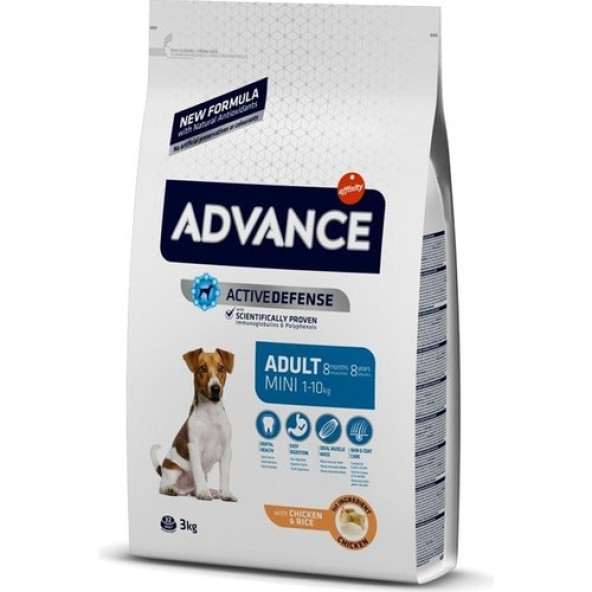 Advance Tavuklu Yetişkin Küçük Irk Köpek Maması 3 Kg