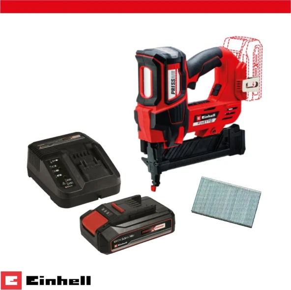 Einhell Fixetto 18/38 S Solo Zımba Makinesi ve 18V 2.5 Ah PXC Starter Kit (Başlangıç Seti)