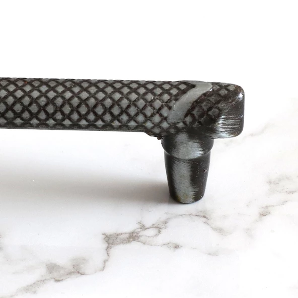 Dekor 160 mm Eskitme Antik Gümüş Metal 16 cm Mobilya Mutfak Çekmece Dolap Kulpu Kulbu Kulpları - 6