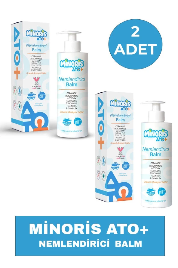 Minoris Ato+ Nemlendirici Balm 400 ml X 2 Adet